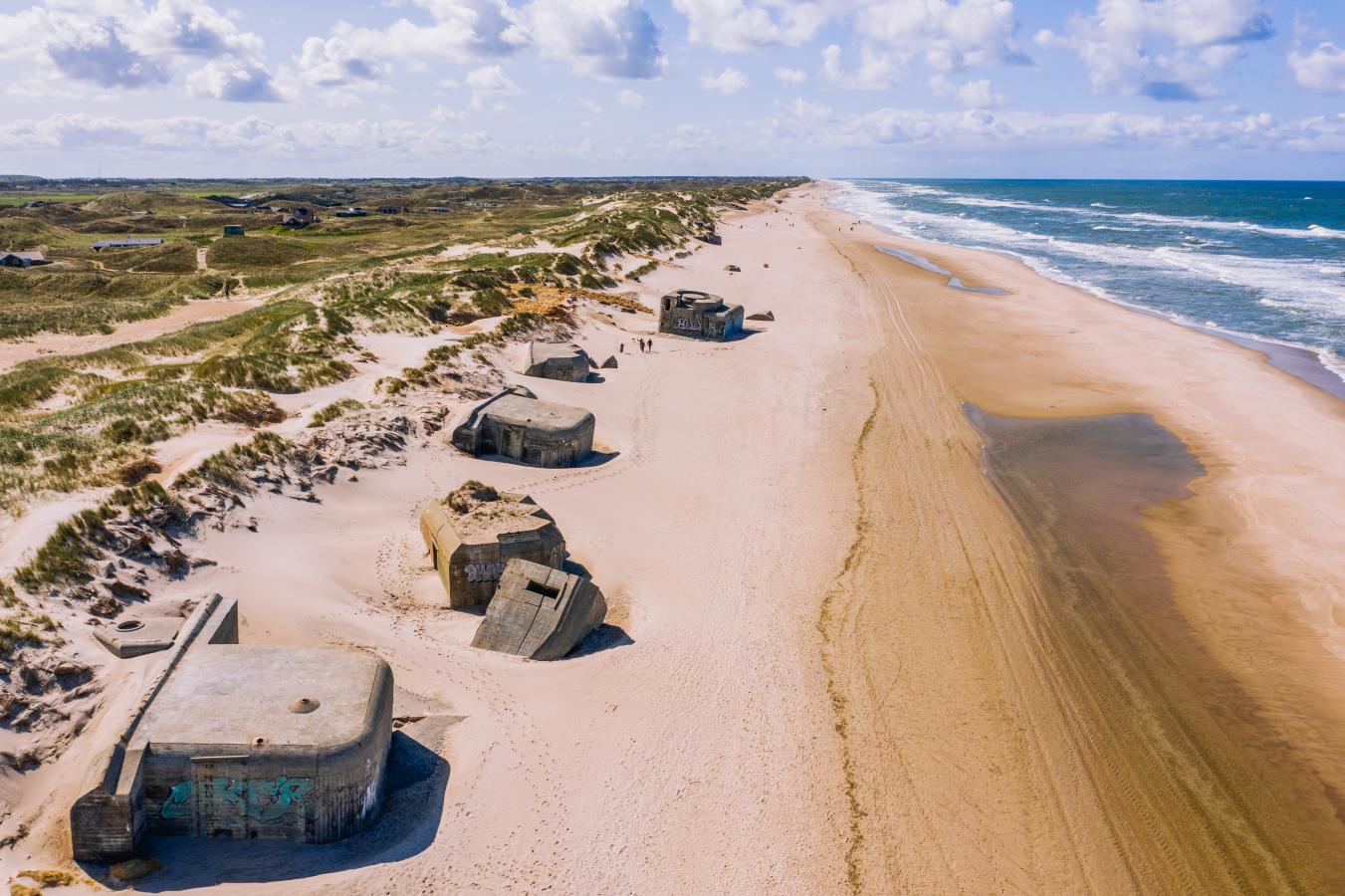 bunkers vestkysten kort Bunkerne Pa Vestkysten Oplev Vesterhavet bunkers vestkysten kort