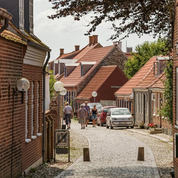 De hyggelige gader i Ringkøbing 