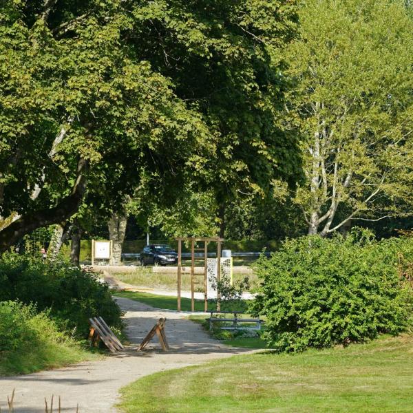 Forsøgshaven i Tarm på en sommerdag