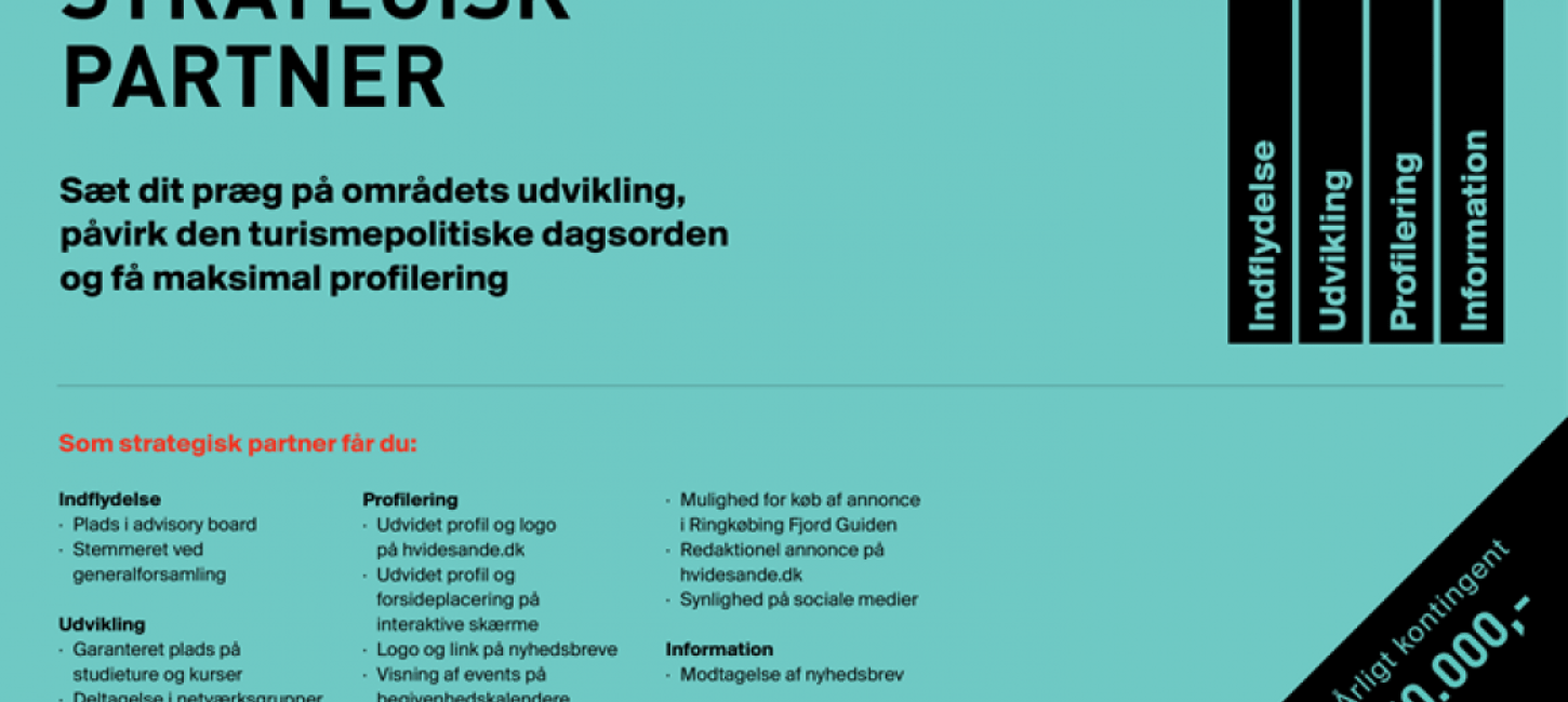 Strategisk partner Ringkøbing Fjord Turisme