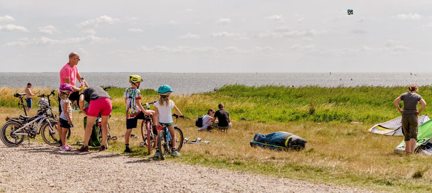 Kitesurfing ved Ringkøbing Fjord