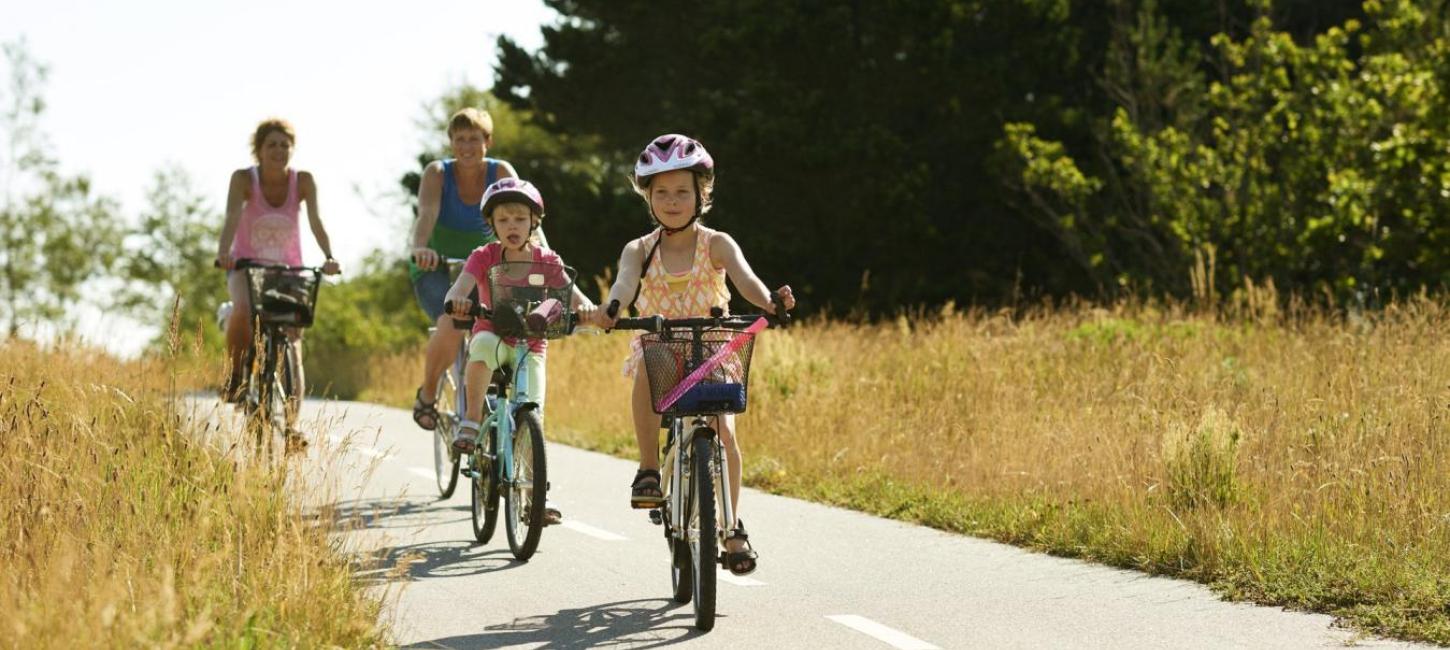 Cykeltur med familien