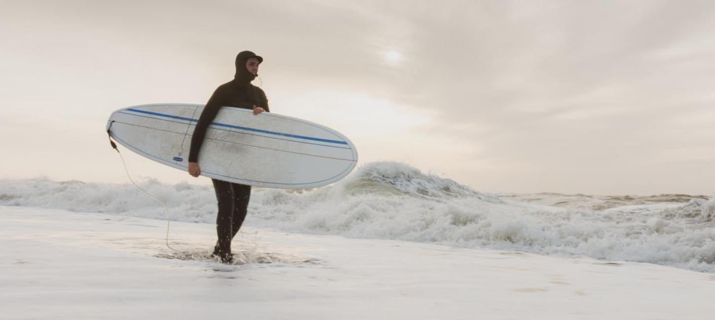 Surf - Vesterhavet - vinter