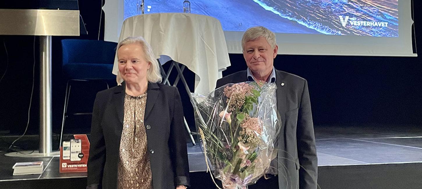 Erik Buhl er første æresmedlem i Destination Vesterhavet