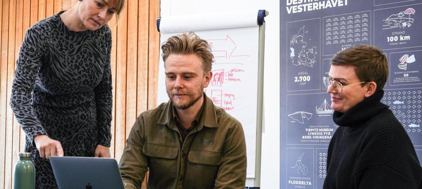 Marketingarbejdere i Destination vesterhavet marketing