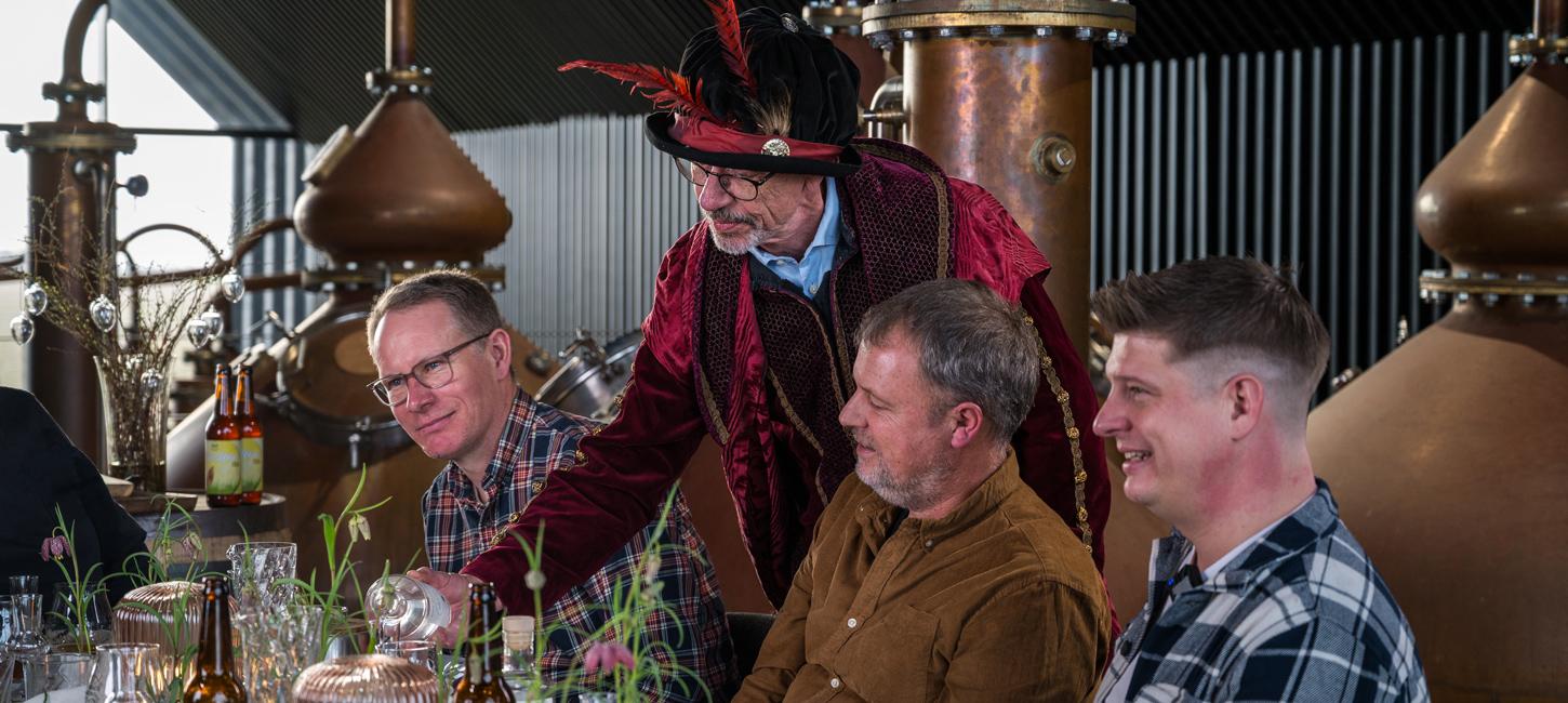 Vesterhavskøkkenets påskefrokost ved Stauning Whisky