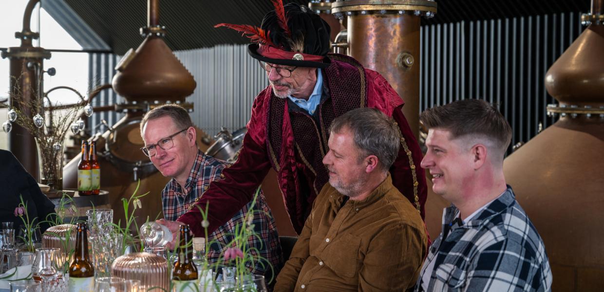 Vesterhavskøkkenets påskefrokost ved Stauning Whisky