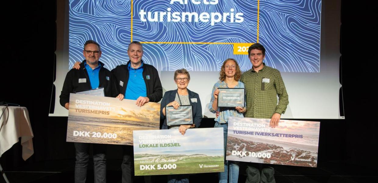 Vindere af årets priser til Destination Vesterhavets turismekonference 2024