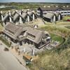 Dronefoto af Hvidebjerg Strand Feriepark i Blåvand
