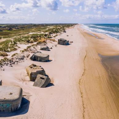 Bunkere 2. verdenskrig stranden