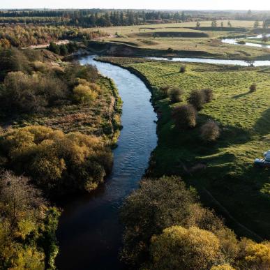 Udsigt over Skjern Å