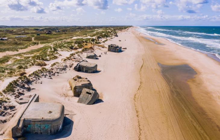 Bunkere 2. verdenskrig stranden